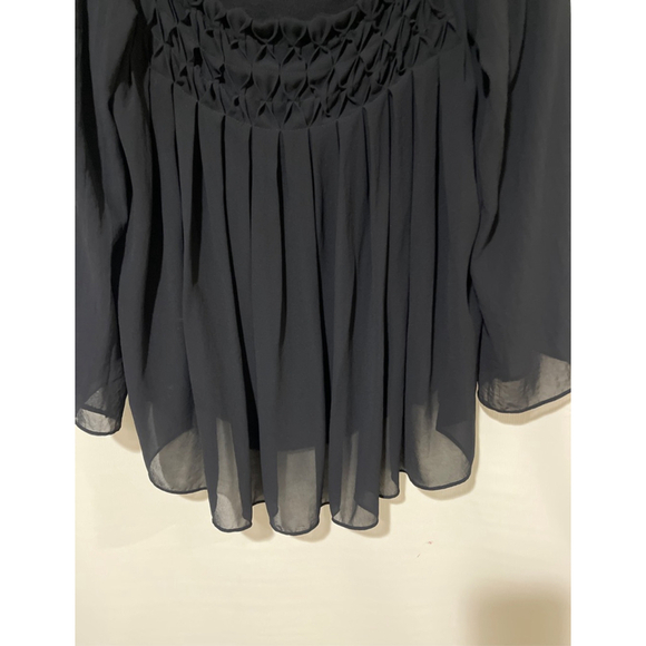 Bailey 44 Black Long Sleeve Blouse - Women's Medium - Picture 4 of 9